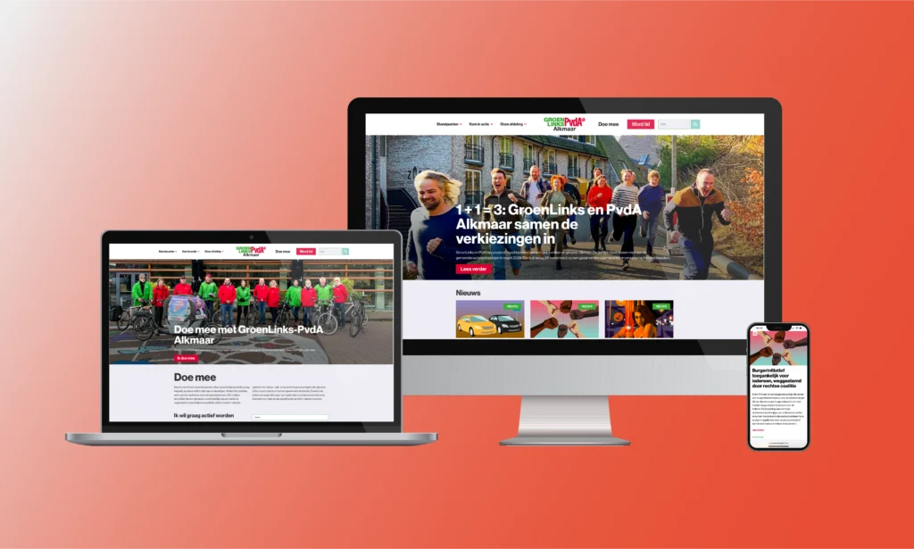 Website GroenLinks-PvdA Alkmaar