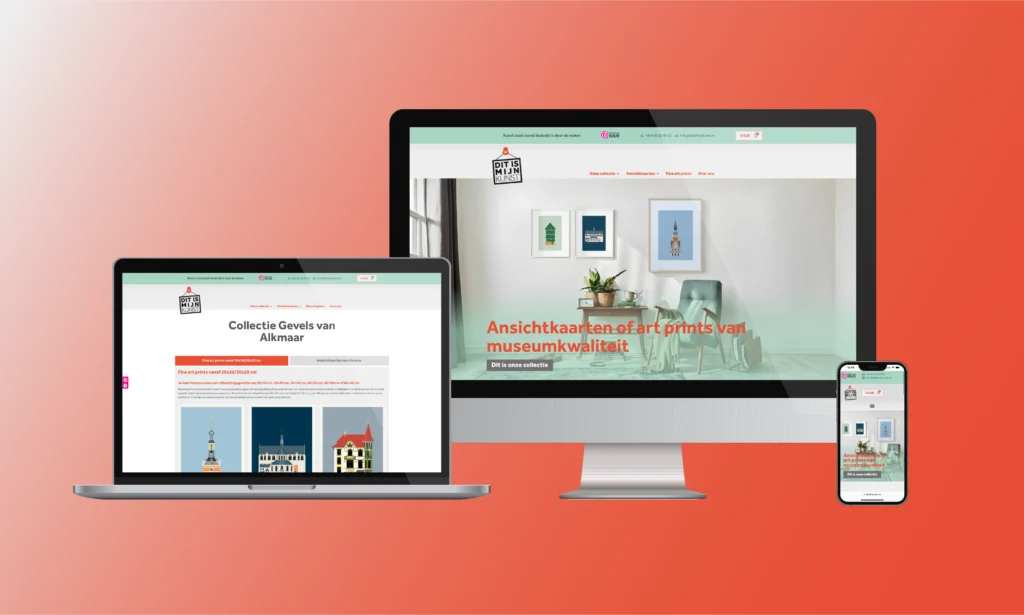 Webdesign website Dit is mijn kunst